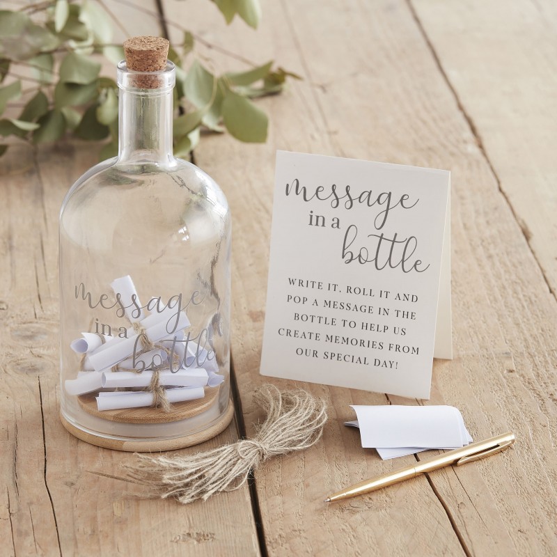 Guest Book Message in a Bottle