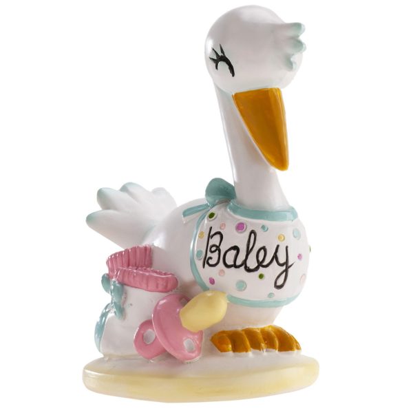 Cake Topper Baby Cicogna
