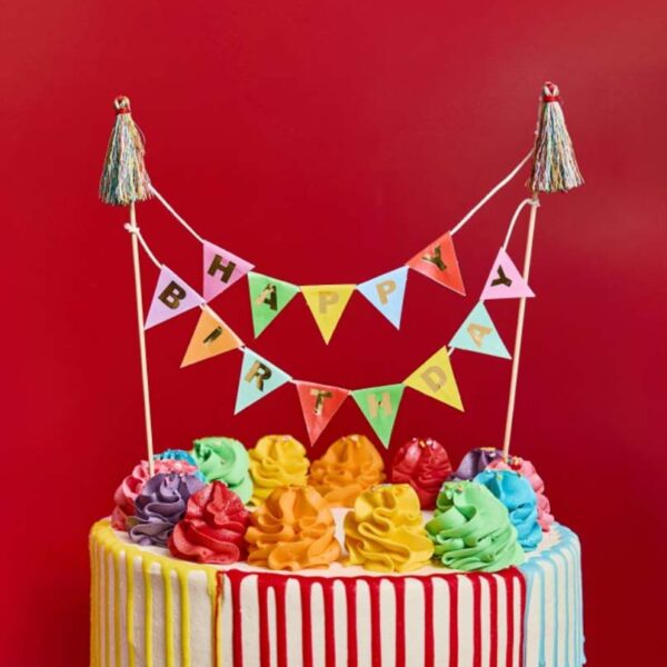 Cake Topper Happy Birthday