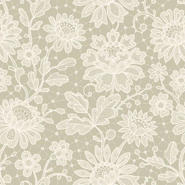 Carta decorativa pizzo chantilly perla
