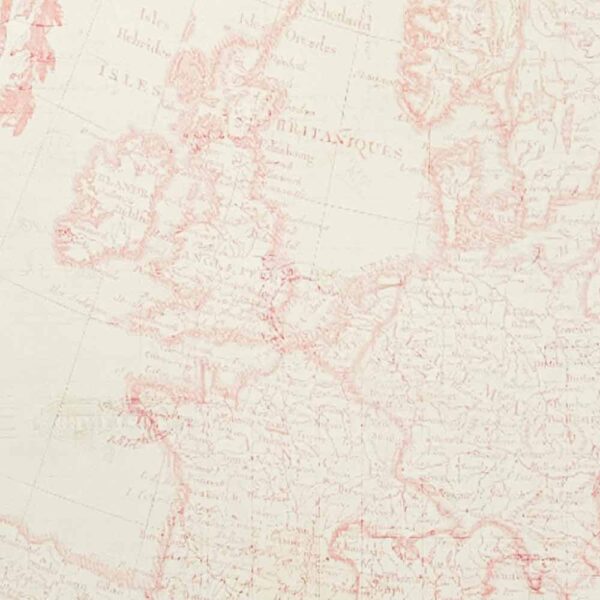 Carta da lettera con Mappa del Mondo
