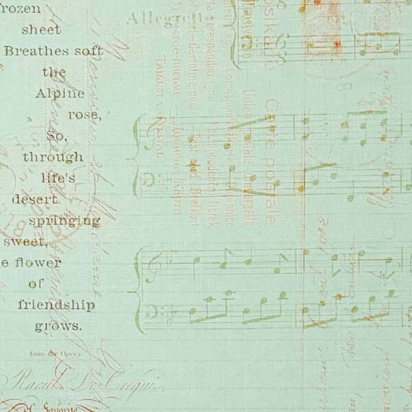 Carta da lettera con Note Musicali