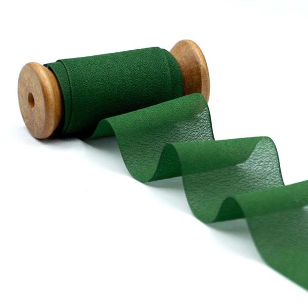 Nastro Crepe effetto seta Verde scuro