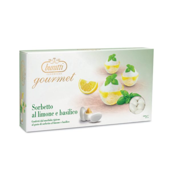 Confetti Gourmet Sorbetto al limone e basilico 1 kg