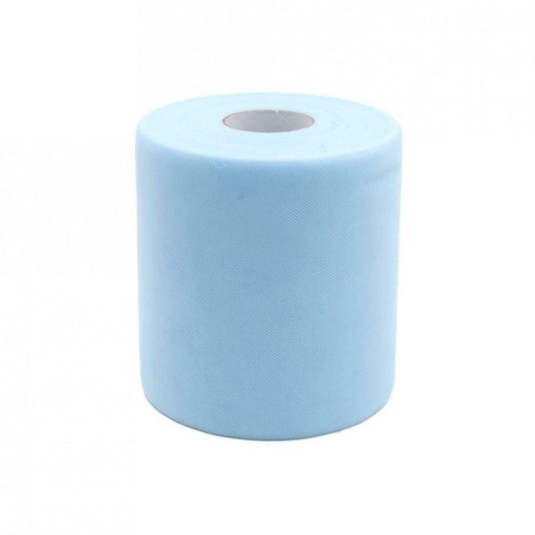Tulle in rotolo Azzurro 12,5cm x 100mt