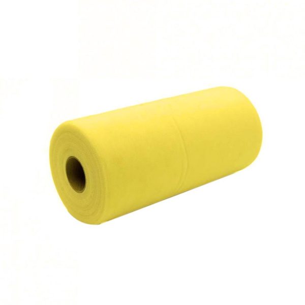 Tulle in rotolo Giallo 25cm x 100mt