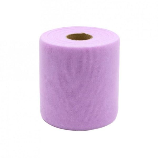 Tulle in rotolo Lilla 12,5cm x 100mt