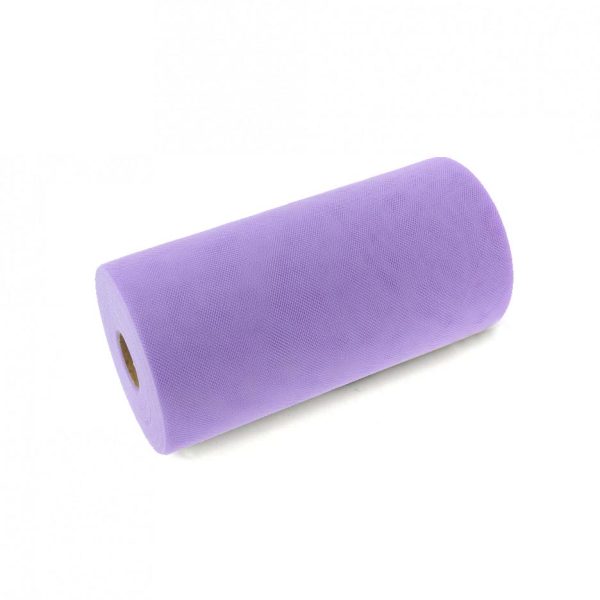 Tulle in rotolo Lilla 25cm x 100mt