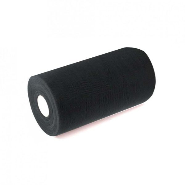 Tulle in rotolo Nero 25cm x 100mt